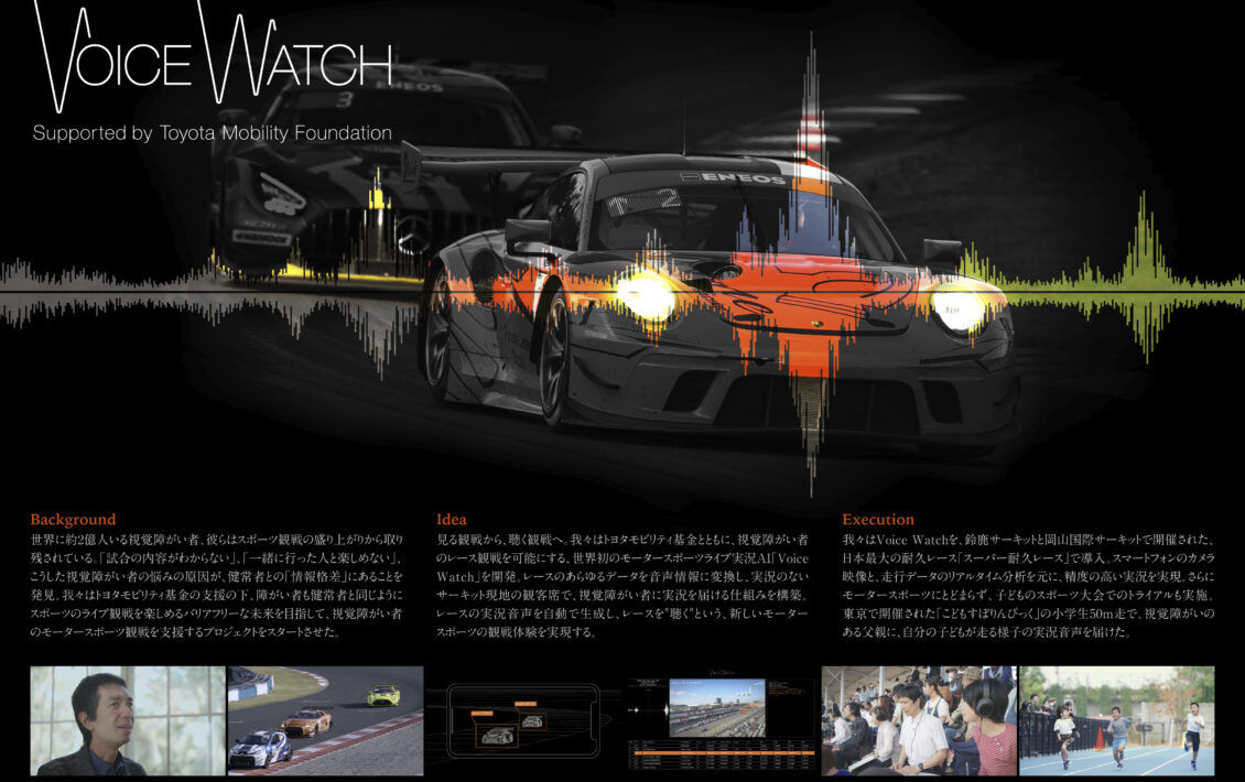電通ライブが制作に携わった「VOICE WATCH」が「Spikes Asia 2023」「ADFEST 2023」においてゴールドなどを受賞